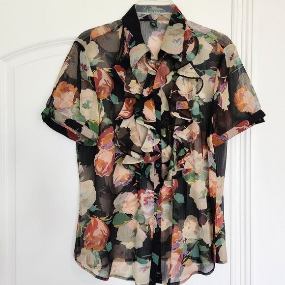Ralph Lauren Floral Short-sleeve blouse + Skirt - Picture 5 of 8